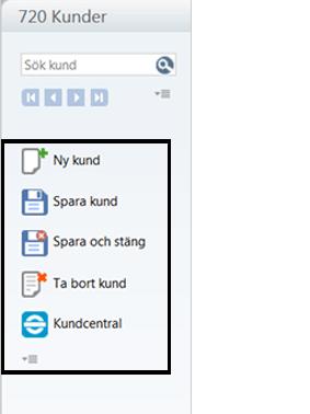 Inställningar kommandopanel Huvudfunktionerna för respektive rutin finns