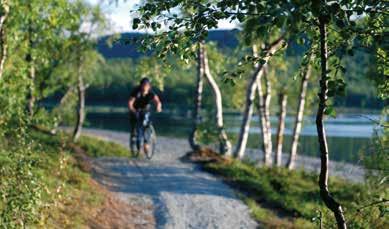 IN AND AROUND TÄRNABY NÄRLEDER TÄRNABY 5 Tärnaleden Från Tärnaby Camping går en fin, naturskön stig längs Tärnaån fram till fritidshusområdet i Solberg.