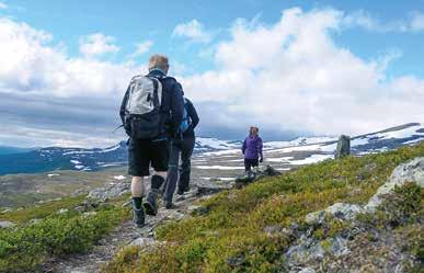 LENGTH: 6 km return trip ELEVATION CHANGE: 310 m DURATION: 3-4 hours LEVEL OF DIFFICULTY: ROUTE DESCRIPTION: Travel along the E12 to Umfors, 20 km from Hemavan.