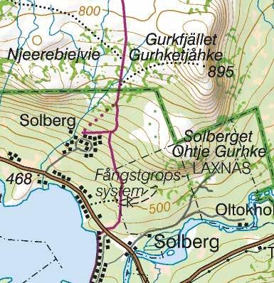Gurkfjället Lagom stigning och utsikten från toppen är vidunderlig. Leden startar ovanför före detta Fjällgården i Solberg.