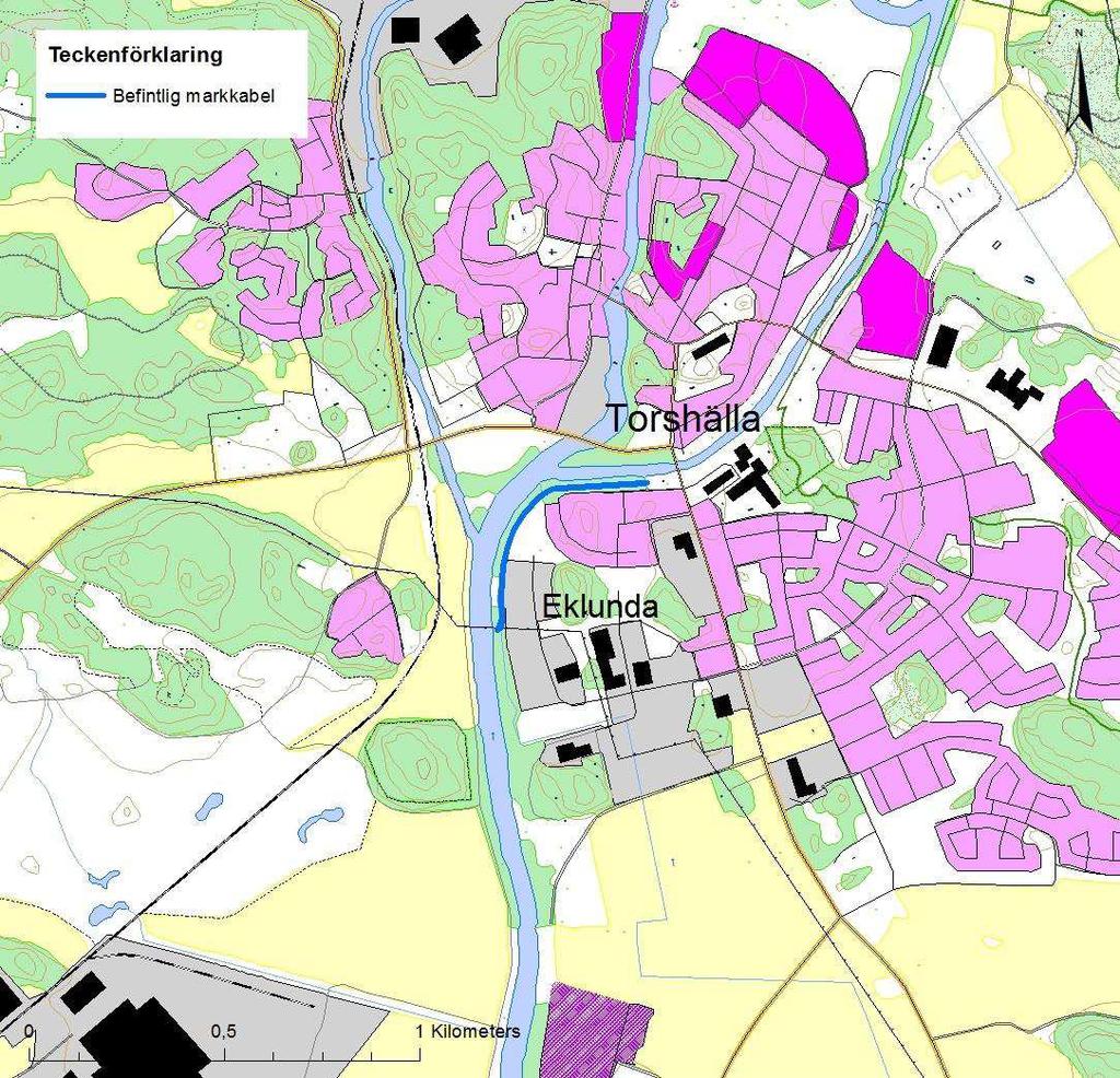 1 INLEDNING Vattenfall Eldistribution AB (Vattenfall) har ansökt om ny nätkoncession för linje för befintlig 45 kv ledning mellan Eklunda och Torshälla i Eskilstuna kommun, Uppsala län.