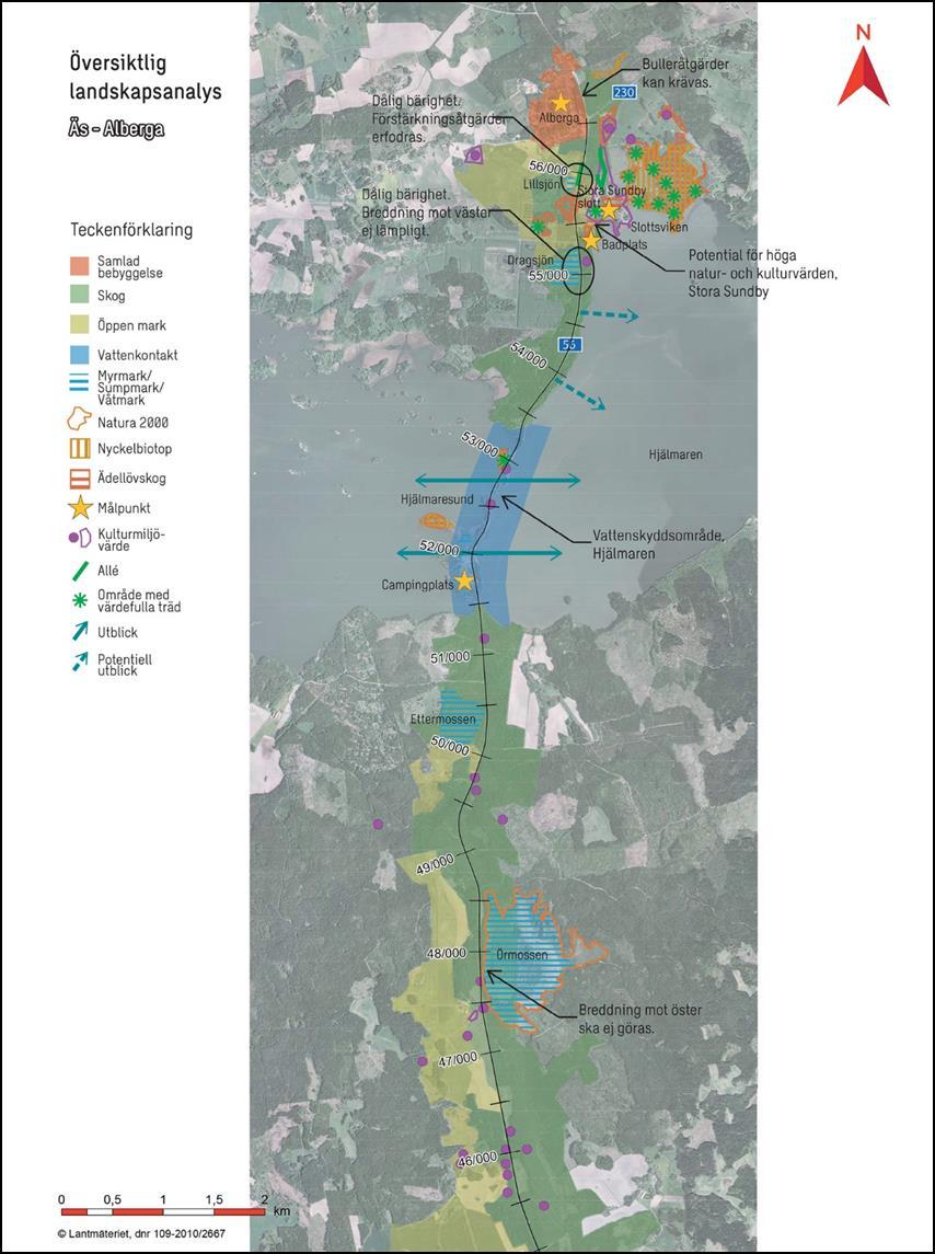 Landskap, forts Värdefullt landskap vid Hjälmaren och