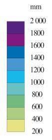 Det hydrologiska året 2015/16 understeg nivåerna 1 kg per hektar och år på flertalet mätplatser i Sverige bortsett från i ett område i sydväst där nedfallet var mellan 1 och 5 kg per hektar och år.