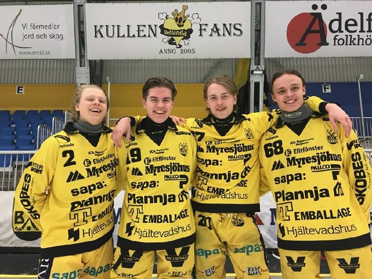 Linus Toresson, Albin Rehnholm, Gustav Wallin och Jonathan Svensson vann dubbla SM-guld. De spelade med sex timmars mellanrum final för både P18 och J20.