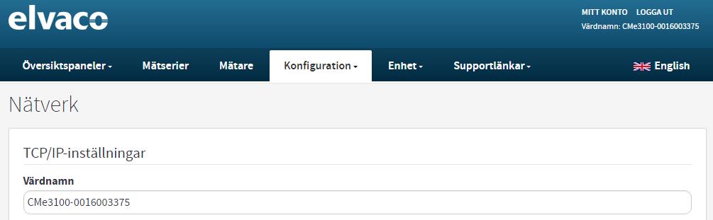 6.4.3 Ställa in domännamnsserver (DNS) Domännamnsservern (DNS) används för att hitta och hämta en IP-adressen kopplad till ett visst domännamn. DNS sätts manuellt när statisk IP-adressering används.