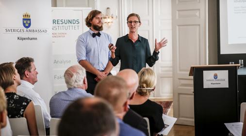 kontakter såväl över Öresund som mellan aktörer inom samhälle, näringsliv och akademi.