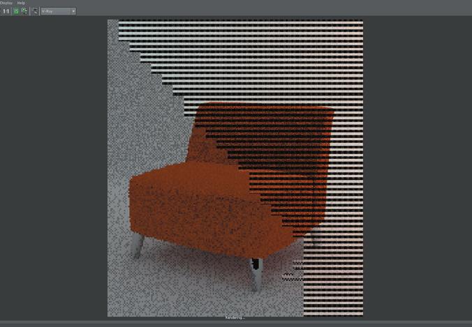 RENDERING När modellen sedan är korrekt ljussatt och kameravinklar är bestämda så skall själva bilden tas fram.