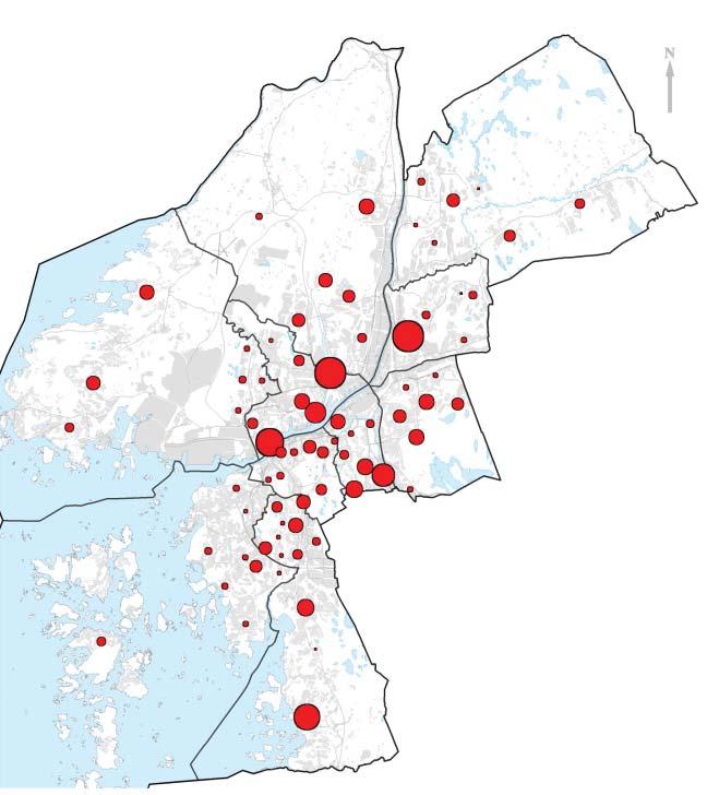 Antagande om bostadsproduktion Göteborg 2014-2018 exkl nettotillskott genom ombyggnad Andel SDN Volym (%) Angered 568 4% Östra Göteborg 1268 8% Örgryte-Härlanda 1347 9% Centrum 1522 10% Majorna-Linné