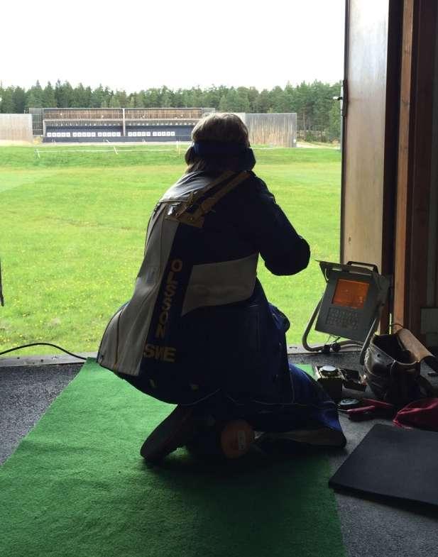6,5mm-gevär, banskjutning 300m Föreningens 6,5mm-gevärsskytte skjuts på 300m-banan på skjutbanan i Sjömossen utanför Bjärsjölagård.