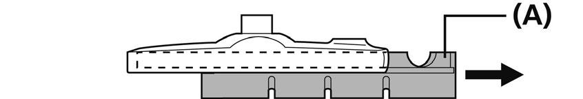 UNDERHÅLL (OKBROMSAR MED DUBBEL HÄVARM) UNDERHÅLL (OKBROMSAR MED DUBBEL HÄVARM) Byte av bromsbelägg 1. Ta bort monteringsbulten. 3.