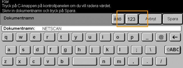 Nätverksavläsning Dokumentnamn Om filen redan finns Använd Dokumentnamn för att ange namnet på mappen där du vill att den avlästa bilden ska lagras. Det här alternativet gäller bara mappnamnet.