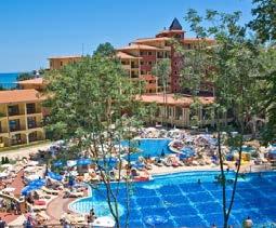 Nisipurile de Aur BULGARIA 105 Grifid Arabella 4 ULTRA ALL INCLUSIVE Grifid Bolero 4 ULTRA ALL INCLUSIVE La piscină: umbrele, Hotelul a fost renovat în anul 2013.