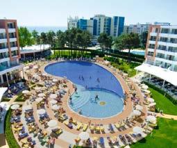 112 BULGARIA Sunny Beach Iberostar Sunny Beach 4 Riu Helios 4 ALL INCLUSIVE ALL INCLUSIVE Complexul Iberostar Sunny Beach este situat la aproximativ 80 m de plajă cu nisip şi oferă camere cu balcon