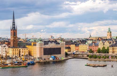 Euroweekend Suedia 235 STOCKHOLM Stockholm, cel mai mare oras din Scandinavia, are un numar neasteptat de mare de obiective turistice foarte interesante, dispunand de o multime de locuri si monumente