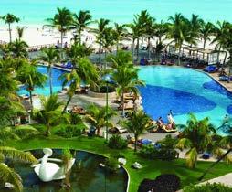 Cancun MEXIC 251 The Reef Coco Beach 5 Grand Oasis The Pyramid 5 ALL INCLUSIVE ALL INCLUSIVE Acest complex din Playa del Carmen se afla pe plaja, cu vedere la reciful din Playa del Carmen, la doar 5