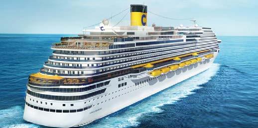 290 CARAIBE Mediterana de Vest Croazieră în Meditarana de Vest Costa Diadema Croazieră în Mediterana de Vest, Costa Diadema, îmbarcare 01 mai 2017, 7 nopţi/ 8 zile.