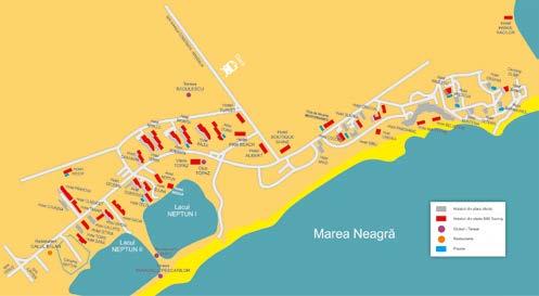 Neptun Neptun Litoral ROMÂNIA 35 STAŢIUNILE NEPTUN ŞI OLIMP sunt amplasate la aproximativ 38 de kilometri de municipiul Constanţa şi la circa 8 kilometri de oraşul Mangalia, de care aparţin din punct