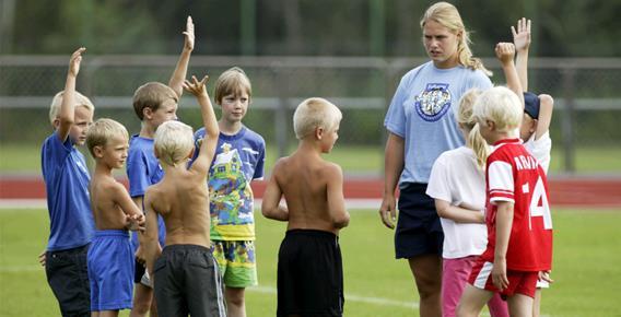 Sämre fitness Svagare inte samma barn som spelar