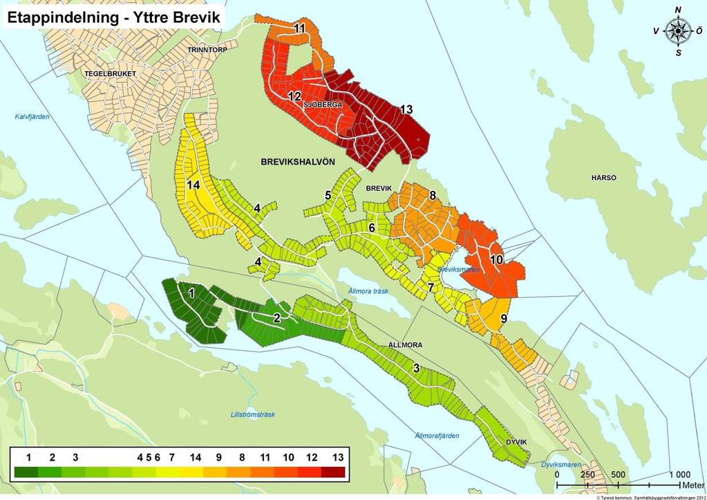 Avgränsning Prioritering: Yttre Brevik.