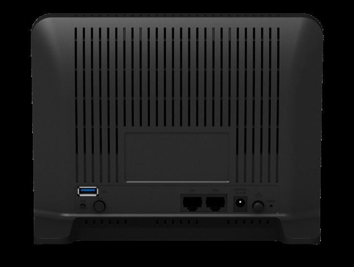 högpresterande intern antenn (2,4 GHz / 5 GHz) LAN-port 1 x Gigabit WAN-port 1 x Gigabit Extern port USB 3,0 Mått (HxBxD) 154 X 199 X 65 mm AC ingående nätspänning 100V till 240V AC Strömfrekvens 50