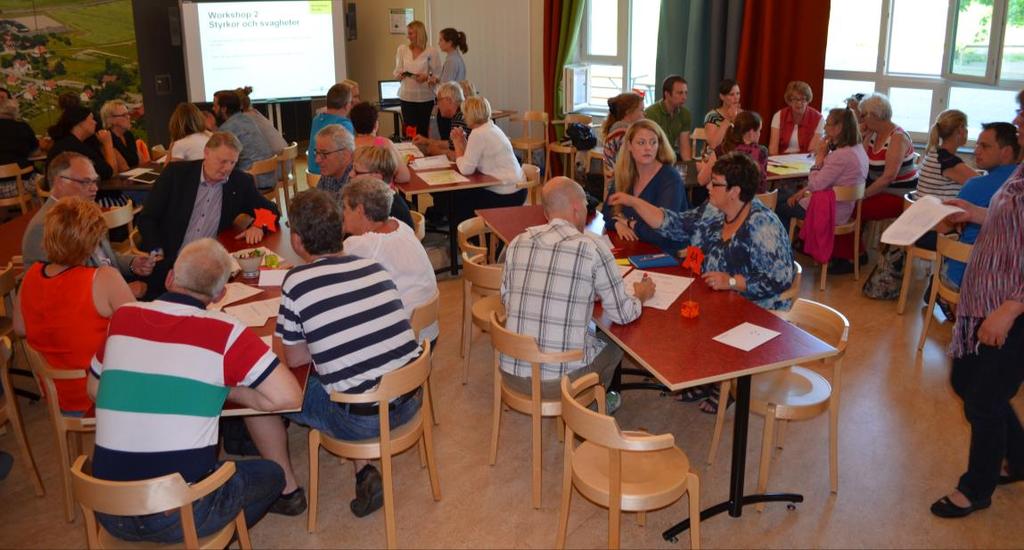 2014-06-02 Ortsanalys för Skolsta Sammanställning av dialogmöte Den 22 maj 2014 hölls ett dialogmöte i Skolstaskolans matsal.