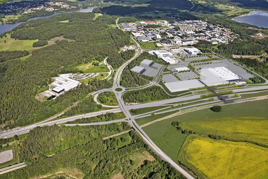 Underlag till Vägplan. E18 Arninge, Bytespunkt/Resecentrum Bilaga Byggnadsverk En cirka 140 meter lång bro kommer att byggas inom samverkansprojektet Arninge resecentrum.