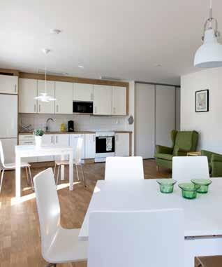 Första Bo Mini -huset invigdes i september 2016 BoMini är våra minsta lägenheter med konceptbyggandets alla fördelar.