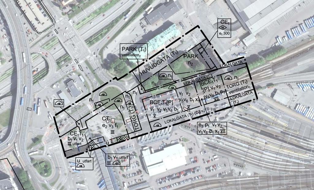 Detaljplanen för Station Centralen tar hänsyn till dessa projekt och planer med målsättningen att projekten gemensamt ska skapa en välfungerande, sammanhängande och intressant regional kärna.