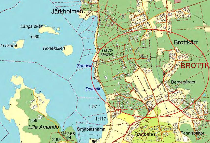 Göteborgs kommun Bostäder norr om Brottkärrsvägen Förprojektering Sammanfattning I samband med att kommunen upprättar detaljplan för förtätning av bostäder norr om Brottkärrsvägen (området kring