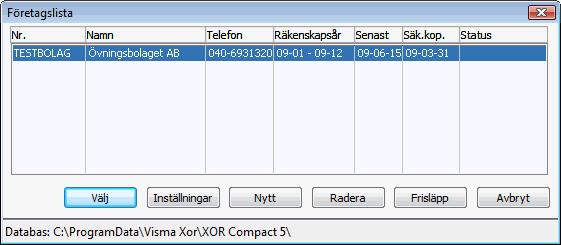 Installation av programmet 1. Ladda ner demon från hemsidan http://www.vismaspcs.se/demo. 2. Klicka på den nedladdade filen. Installationsprogrammet självstartar. 3. Följ instruktionerna. 4.