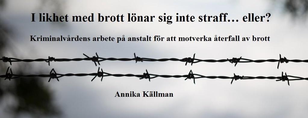 Just like crime, punishment is not fair How Swedish