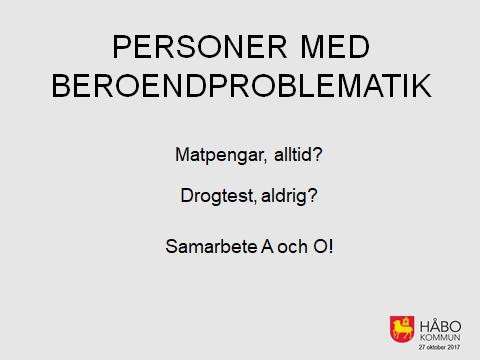 Matpengar, alltid?