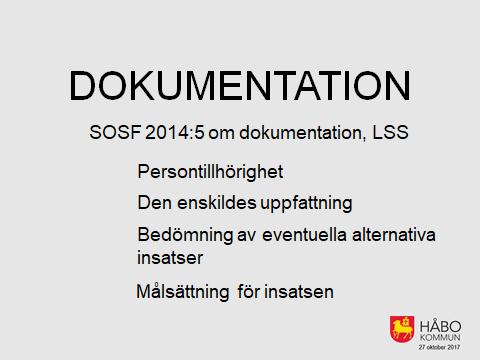 Persontillhörighet Det ska stå klart vad det är som gör att sökanden omfattas (inte omfattas) av LSS. Den enskildes uppfattning Det är viktigt att vi tar hänsyn till den enskildes vilja och åsikter.