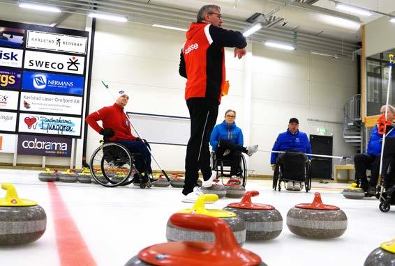 Väldigt bra att få personlig återkoppling från någon med så stor erfarenhet av rullstolscurling. SWEDENTOUR GRÖNA KLUBBAR Certifiering av gröna klubbar.
