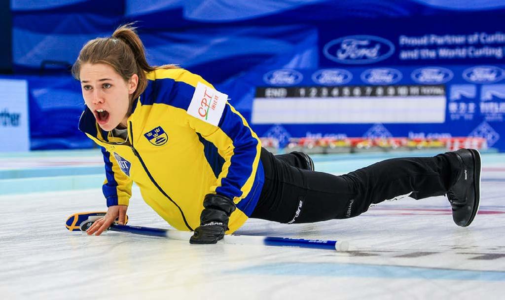 Foto: WCF Foto: WCF VM DAMER 2017 Lag Hasselborgs jakt på en VM-medalj slutade med en snöplig fjärdeplats efter förlust mot Skottland med 4-6 i bronsmatchen.