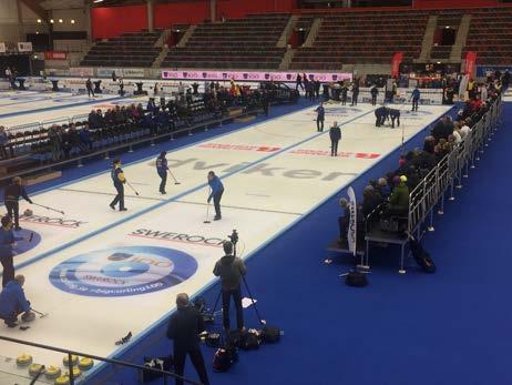och bl.a bjöds det på returmöte mellan Team Lindholm och Team Norberg.