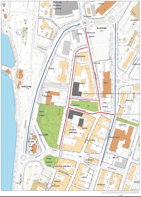 1. Bakgrund Ramböll har fått i uppdrag att genomföra en trafikbullerutredning i samband med två detaljplaner inom fastigheterna Krämaren 4 och Norra