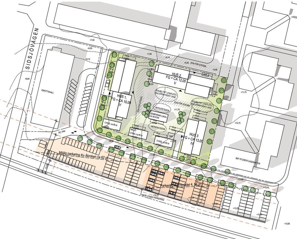 RAPP SUNDSVALLS KOMMUN Ny detaljplan för kvarteret Förrådet i Sundsvall Trafikbullerutredning UPPDRAGSNUMMER