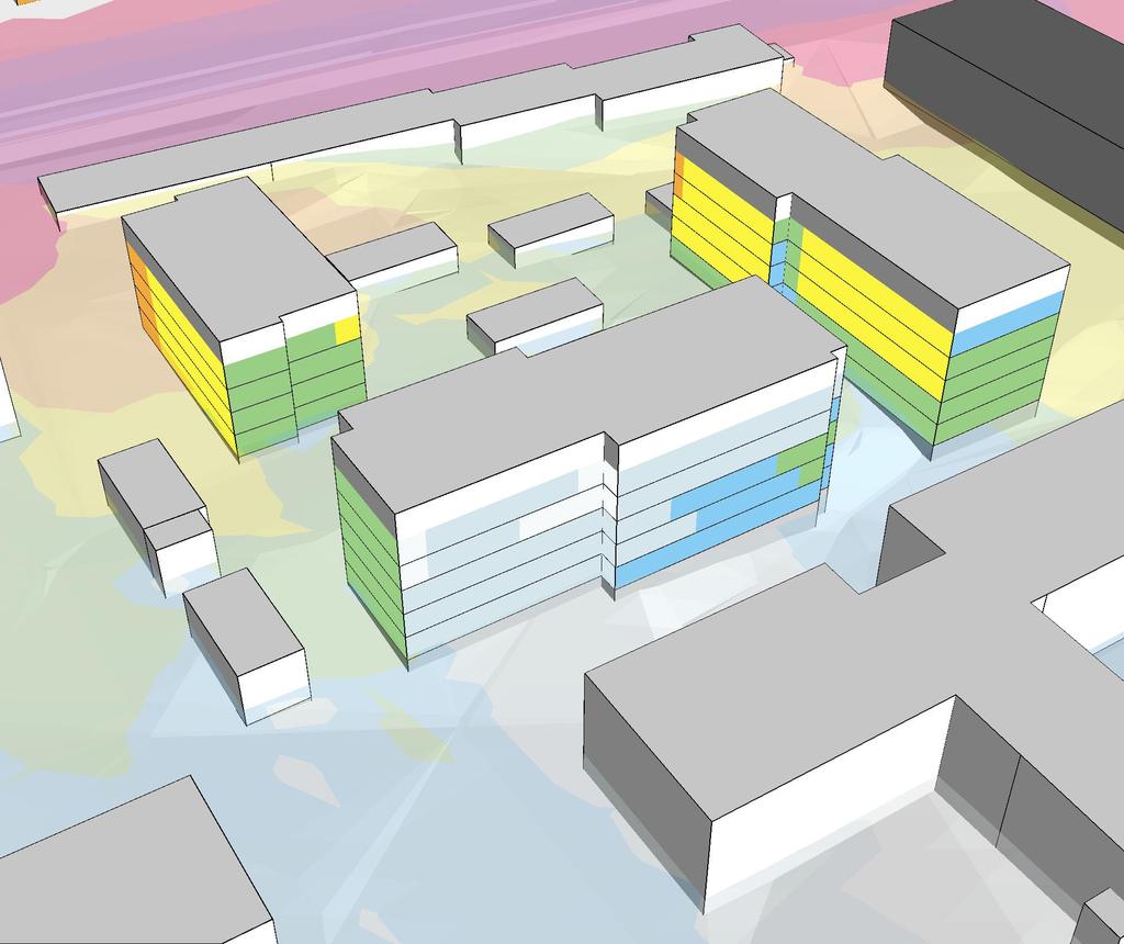 Bilaga 4:2 Med befintligt garage, vy från nordost Beräkning nr:2104 Bilaga 4_2