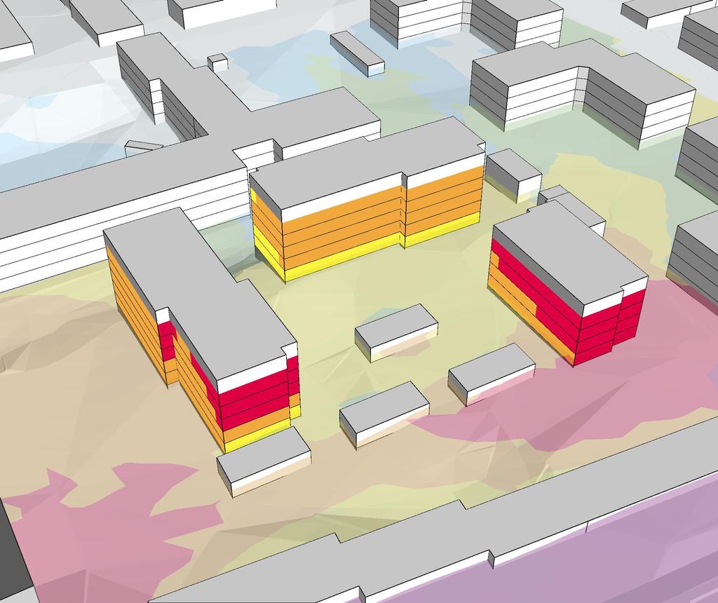 Bilaga 4:3 Med befintligt garage, vy från sydväst Beräkning nr:2104 Bilaga 4_3