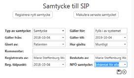 SIP-möte skickas inom kalenderdagar