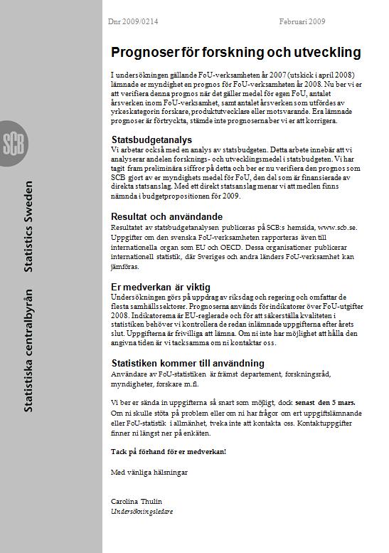 Statistiska centralbyrån SCBDOK 3.