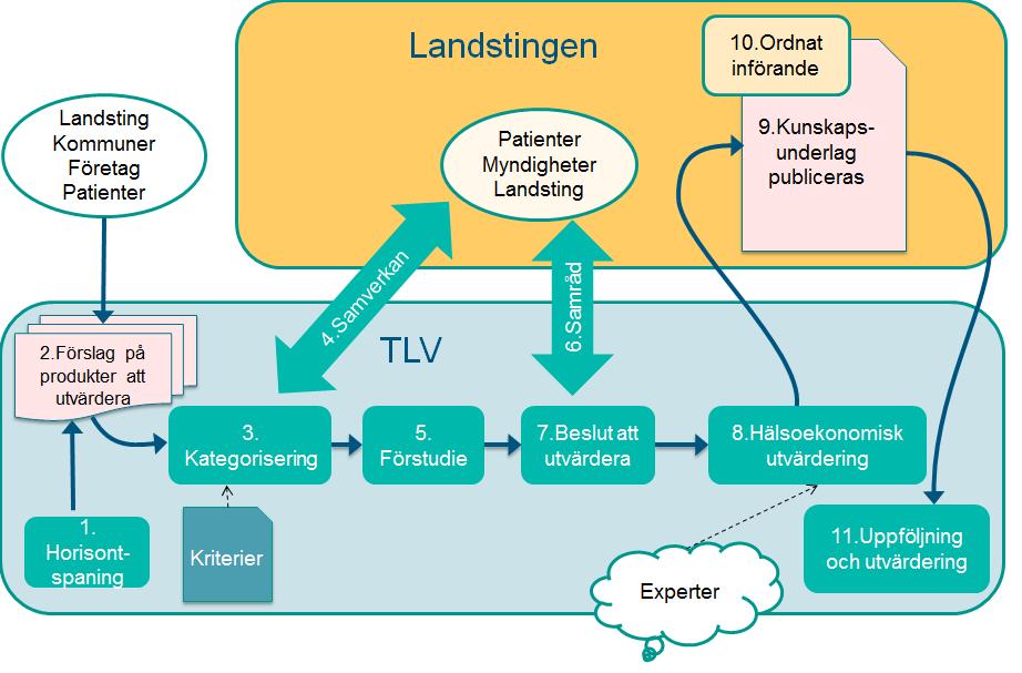 19 (39) svårt för TLV att skapa en långsiktigt hållbar urvalsprocess i det här skedet.