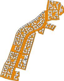 0,42 Bostäder per ha: 161/ha Exploateringstal: 1,70 Täckningsgrad: 0,31 (31%) Antal våningar: 5,5 vån