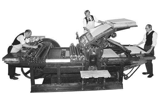 PRESSENS UPPBYGGNAD OCH DELAR / Pressens uppbyggnad och delar Pressen består i huvudsak av tre enheter: stativet, vagnen och tryckcylindern.