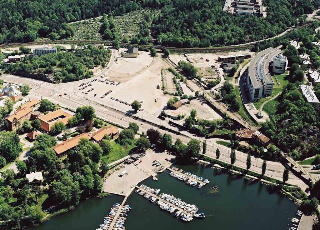av Albanoberget och Albanova (Fysikcentrum) (figur 3.1-3.3). Strax norr om Albano ligger Stockholms universitet och Frescati.