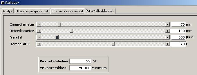 Aktuell hastighet på lagret avgör hur tjock vätska/olja som krävs för att planing skall ske. I stället för gissa vilt metoden får du med dessa matematiska beräkningar ett korrekt och välgrundat svar.