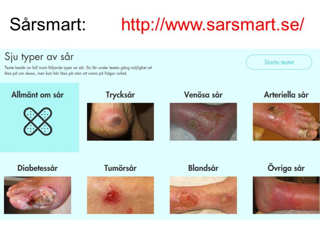 Sårsmart är en webb-utbildning