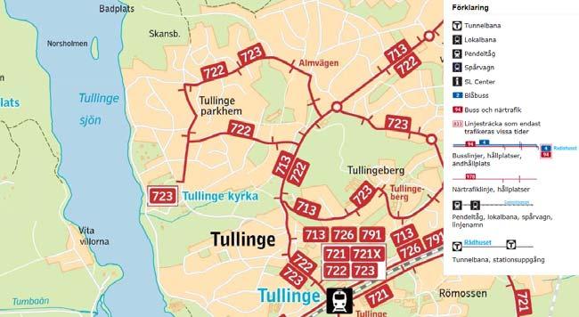 TRAFIKUTREDNING FÖR DETALJPLAN ULFSBERGSGÅRDEN, TULLINGE 16:121 9 Figur 4. (http://sl.se/resources/maps/geographics/2017/7521.soderort.2017.html, 2017-09-18) 2.