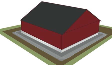 17. Stöttning av element Kantelement med 400-600 mm höjd ska stöttas före gjutning genom att grus eller makadam packas upp till halva höjden